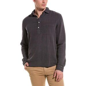 Velvet By Graham & Spencer Mens Long Sleeve Shirt In Black Size M Soft Cotton